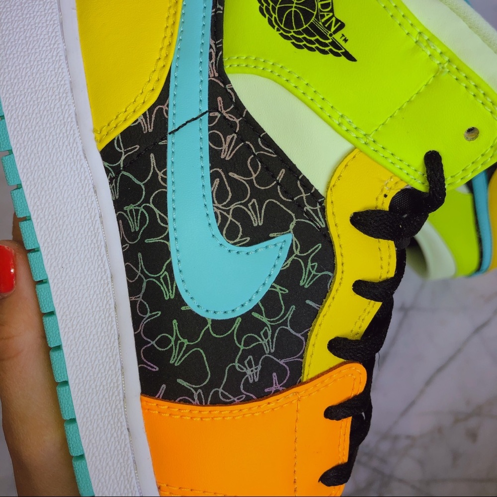 Air jordan 1 MiD reflective - Picture 4 of 8